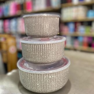 Bolws de porcelana X3U con tapa incluida