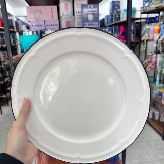Plato grande 27 cm blanco - Set de 6 unidades