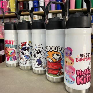 Botella 600ml estampadas