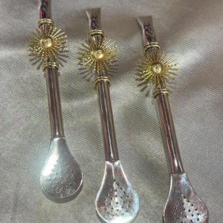 Bombilla de alpaca Sol de Mayo