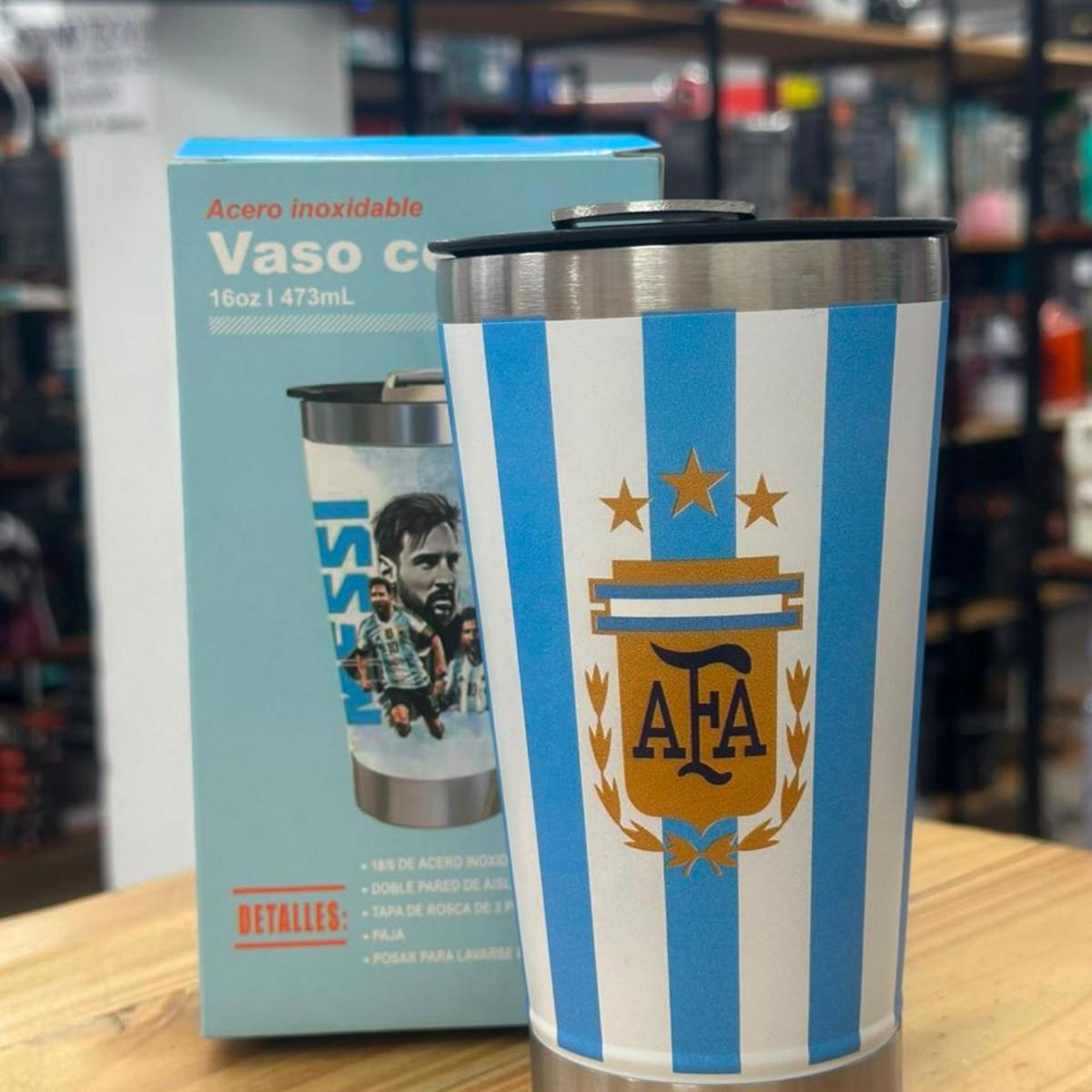 Vasos cerveceros Messi