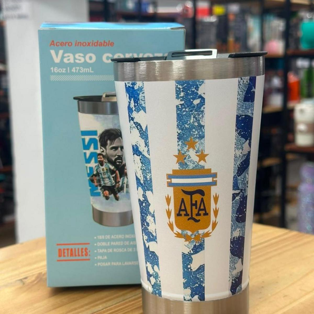 Vasos cerveceros Messi