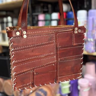Bolsos retazos Canasta matera Ideal para llevar tu kit matero o lo que desees
