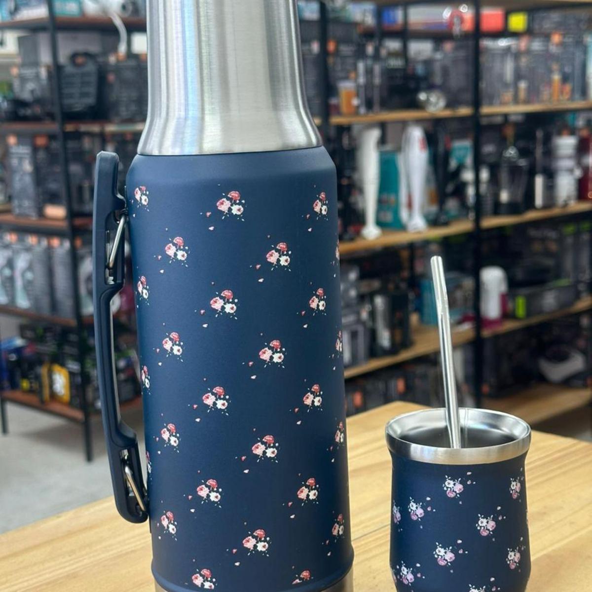 Termo 1.2L system con diseño + mate