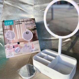 Espejo LUO con porta cosméticos