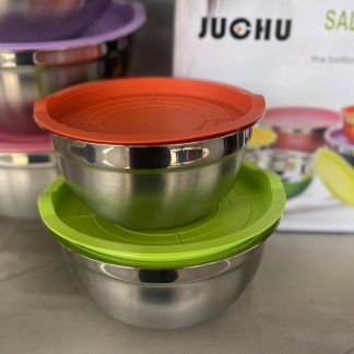 Set de bowl, 5 PCS más sus respectivas tapas