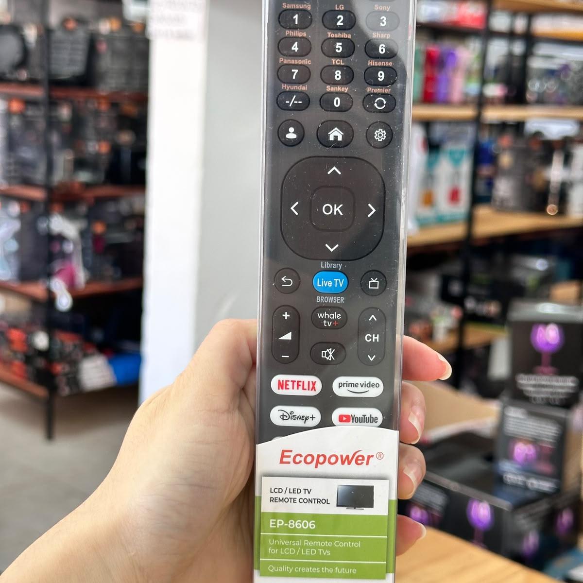 Control universal para tv Ecopower