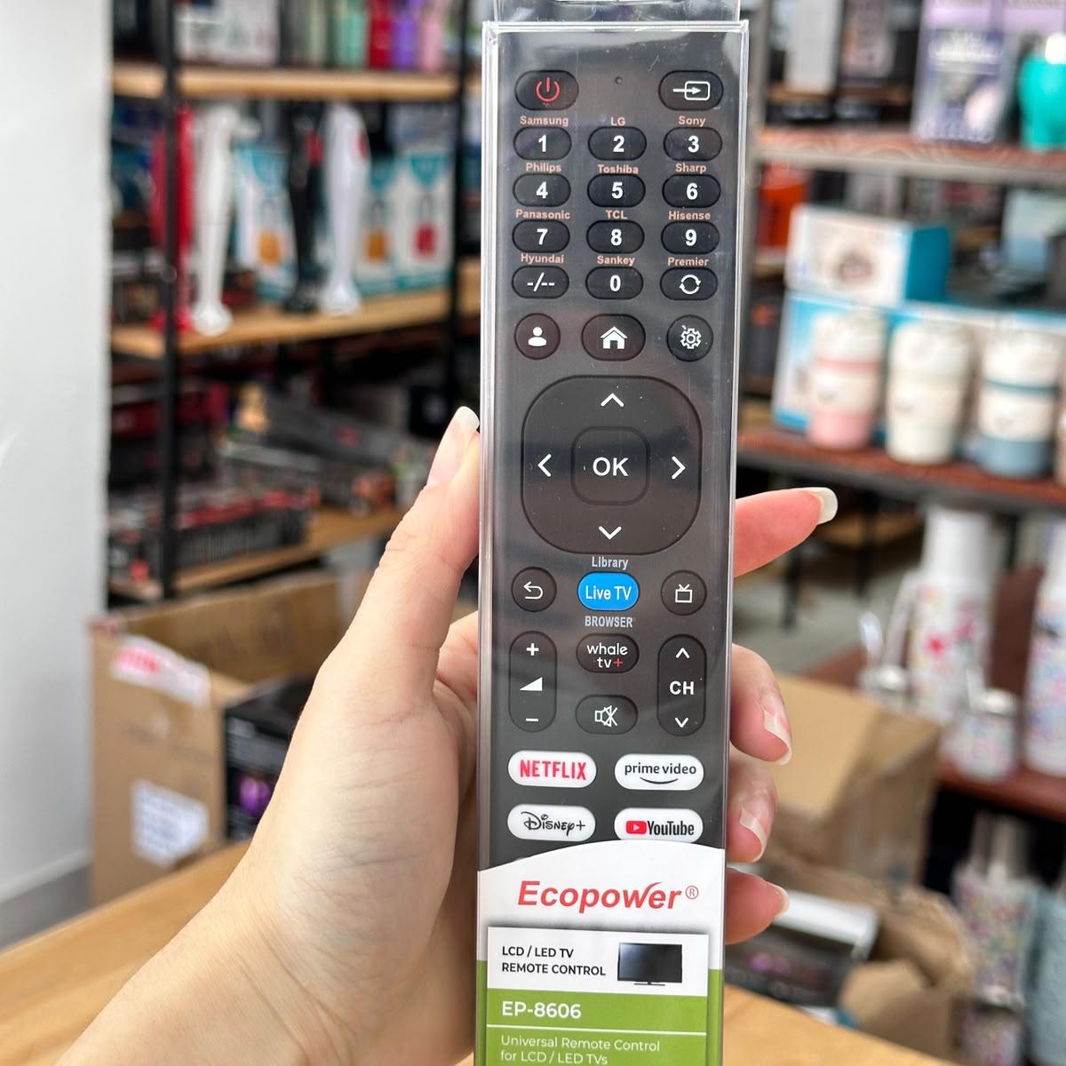 Control universal para TV Ecopower