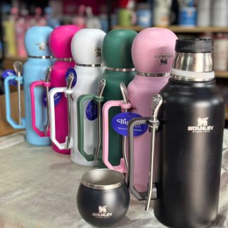 Termo marcianito 1L Con bombilla y su tapa es apta para mate Consultar colores