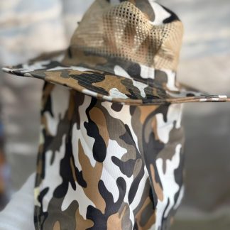 Sombrero pescador, camuflado, con tapa nuca