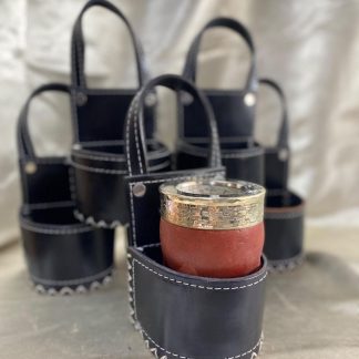 Porta mate, 100% cuero