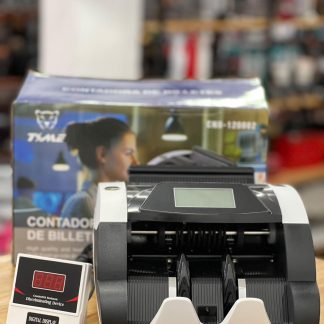 Contador de billetes con visor